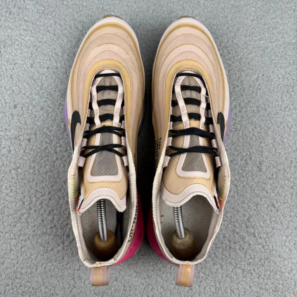 Nike Air Max 97 Off White Men 11.5 Shoe Pink Serena Williams Queen OG Sneakers 4 - Picture 6 of 11